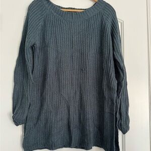 Charlotte Russe Teal Knit Sweater Size Small